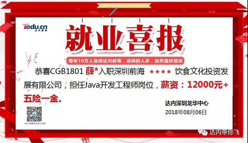 達(dá)內(nèi)IT培訓(xùn)就業(yè)喜報