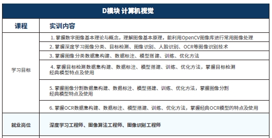 達(dá)內(nèi)人工智能·大模型課程大綱