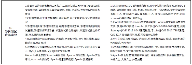 達(dá)內(nèi)網(wǎng)絡(luò)工程師培訓(xùn)課程第四階段Web滲透測試培訓(xùn)內(nèi)容概述