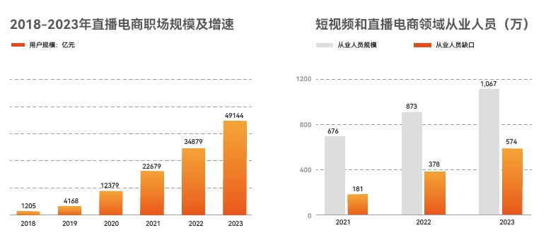 2018-2023年短視頻從業(yè)人員缺口達(dá)到百萬(wàn)