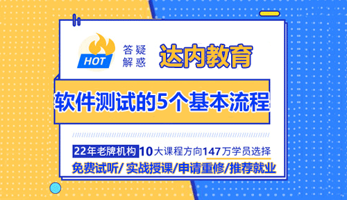 軟件測試的5個基本流程